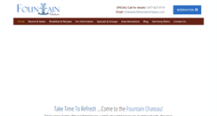 Desktop Screenshot of fountainchateau.com